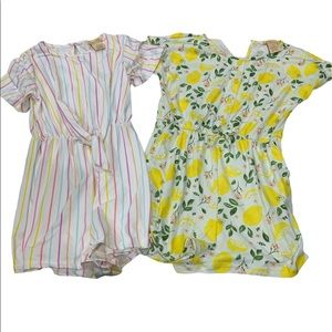 Girls Emma & Elsa Rompers sz 12